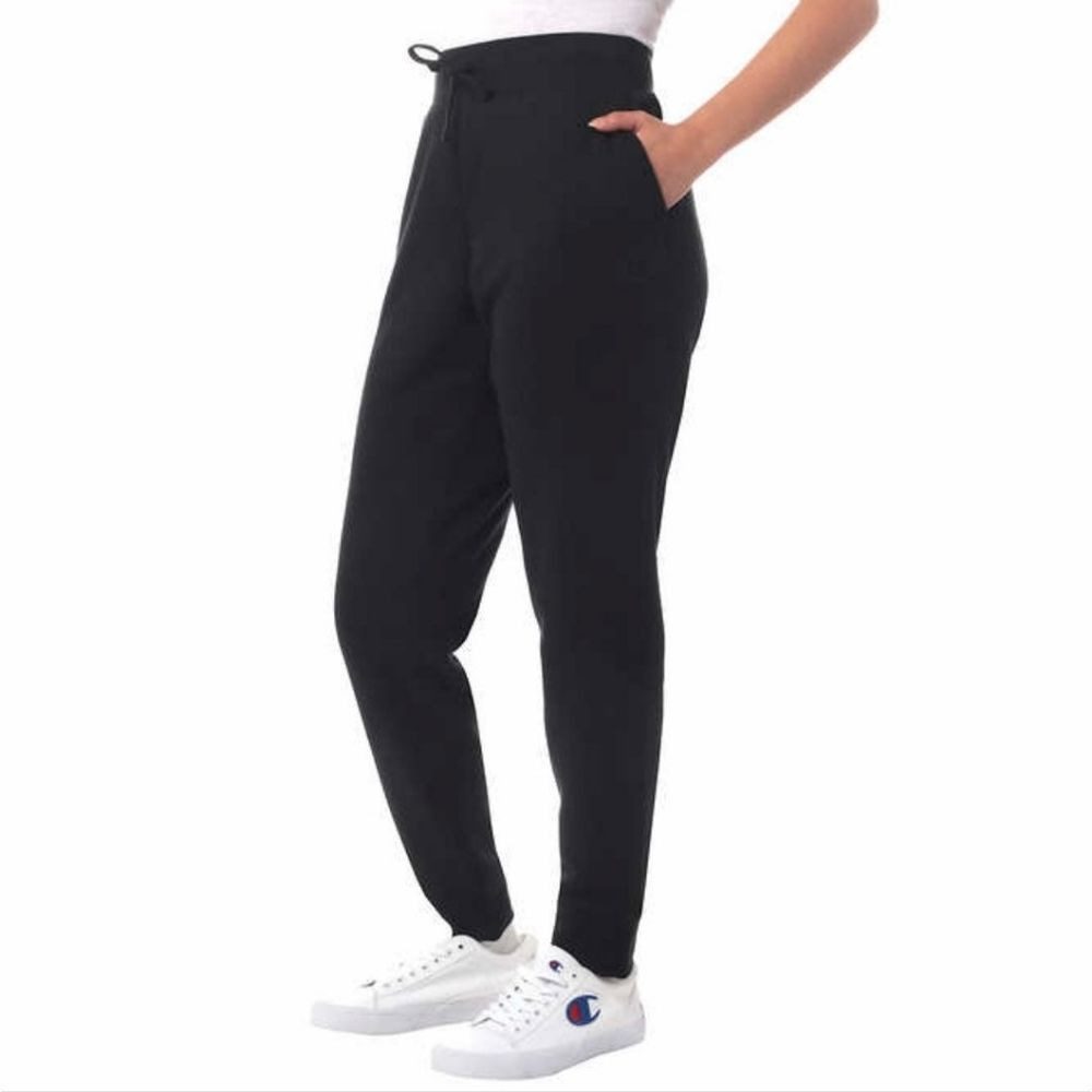 Champion Ladies' Sueded Fleece Jogger, Black